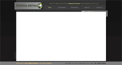 Desktop Screenshot of fedmetals.com