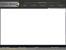 Tablet Screenshot of fedmetals.com